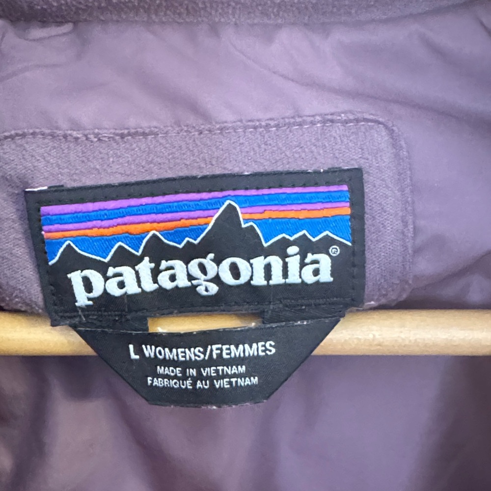 Patagonia Radalie Insulated Long Line Women's Purple Puffer Jacket, Size Large - Picture 9 of 14